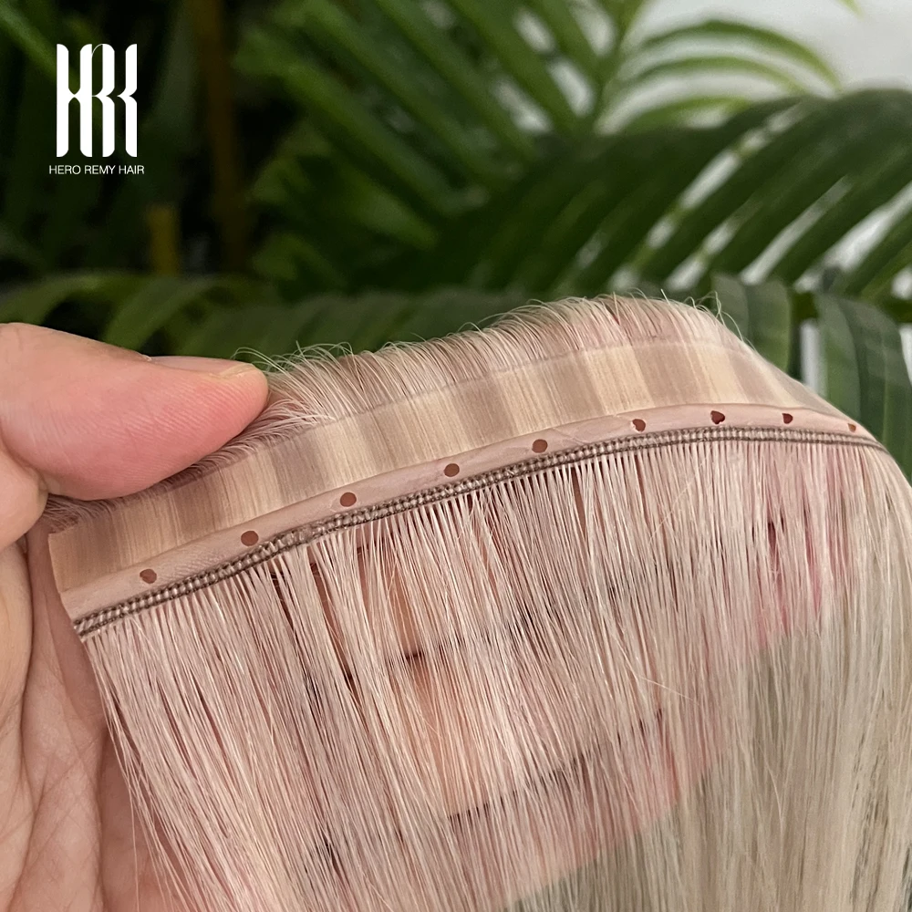 

Наращивание волос Luxury Butterfly Weft, 100 г, натуральные волосы Remy, ручная работа, невидимая плоская полиуретановая лента, для белых женщин