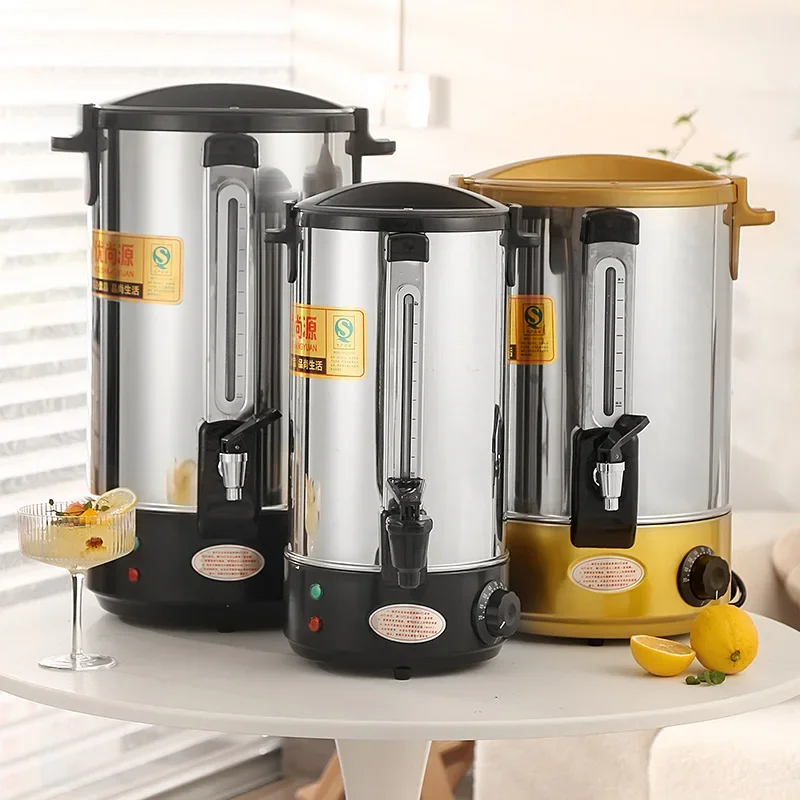 ถังต้มไฟฟ้า ถังต้มความจุขนาดใหญ่เชิงพาณิชย์ใหม่ ถังเก็บน้ําร้อนสแตนเลส หม้อต้มน้ํา