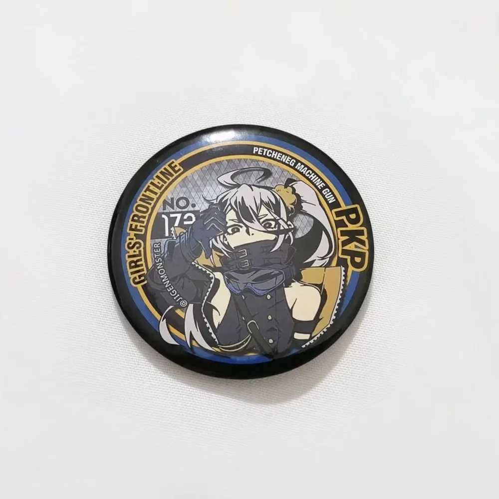 7.5cm Girls Frontline Jk Uniform Badge HK416 404 DEFY Girls Frontline Game Anime Patch Gun Girl Tactical Badge on Backpack pins