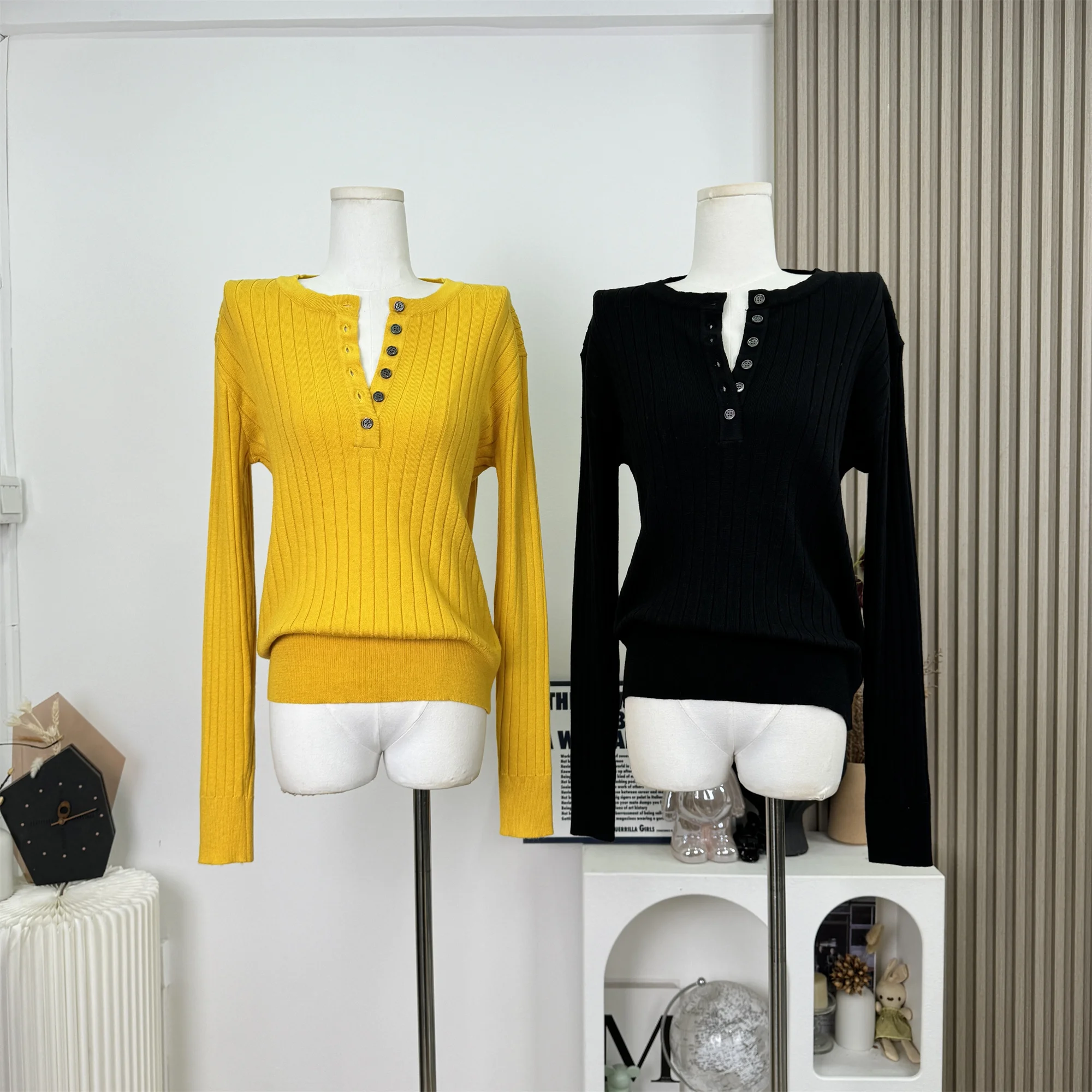 

Элегантный кашемировый вязаный однотонный свитер, женская базовая рубашка с круглым вырезом, простой стильный дизайн, пуловеры с длинными рукавами, топы C161