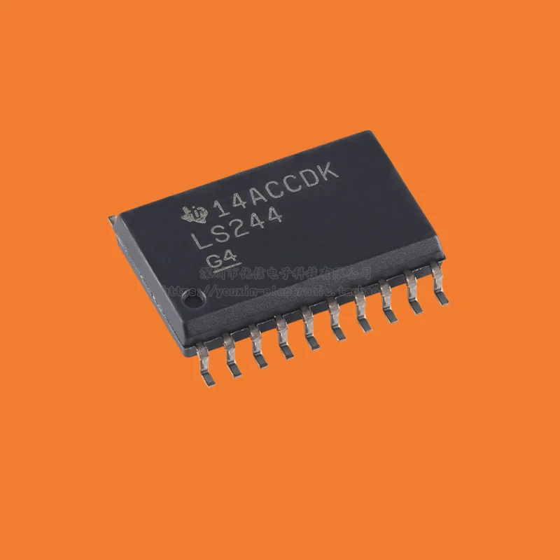 10pcs/Original genuine SN74LS244DWR SOIC-20 eight channel buffer and line driver chip