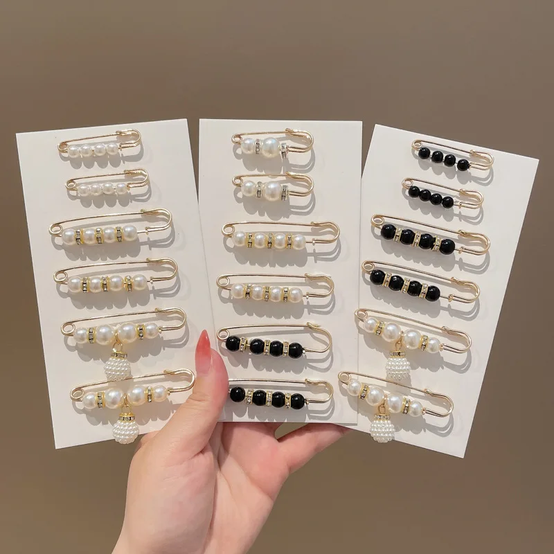 Korean Style Fashion Anti-glare Buckle Brooch Fixed Clothes Trouser Waist Change Small Waist Buckle Multi-piece Brooch Pin