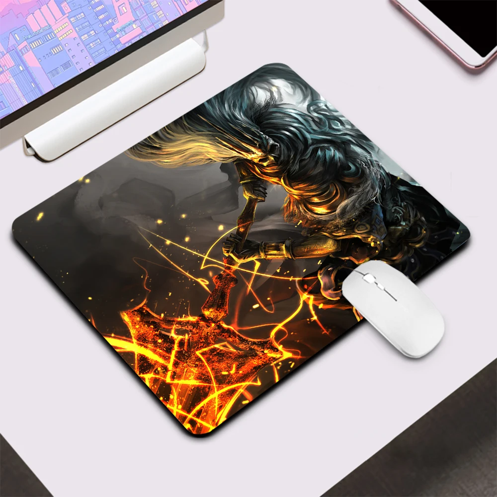 Dark Souls Small Gaming Mouse Pad Computer Office Mousepad Keyboard Pad Desk Mat PC Gamer Mouse Mat XXL Silicone Laptop Mausepad