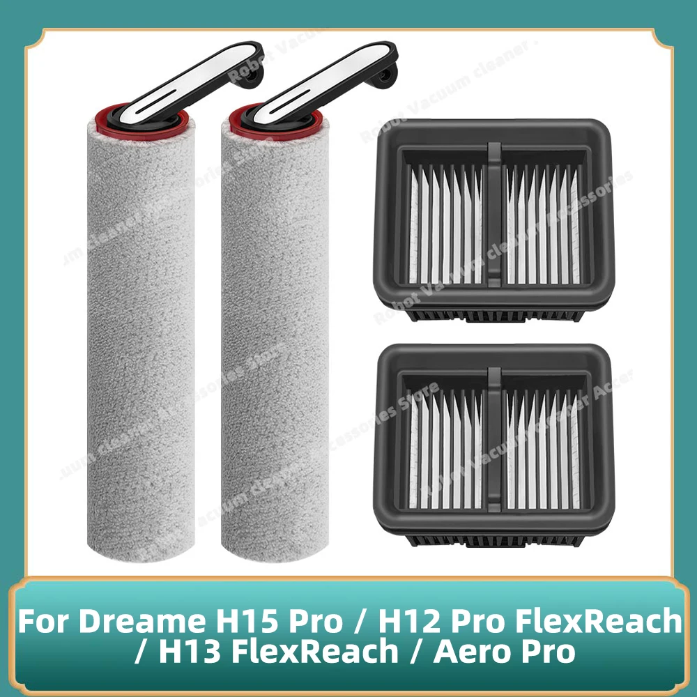 �y�Z�[�����z�݊����̂��� (Dreame H15 Pro / H12 Pro FlexReach / H13 FlexReach / Aero Pro ) ���i���C�����[���[�u���V Hepa �t�B���^�[�A�N�Z�T���[