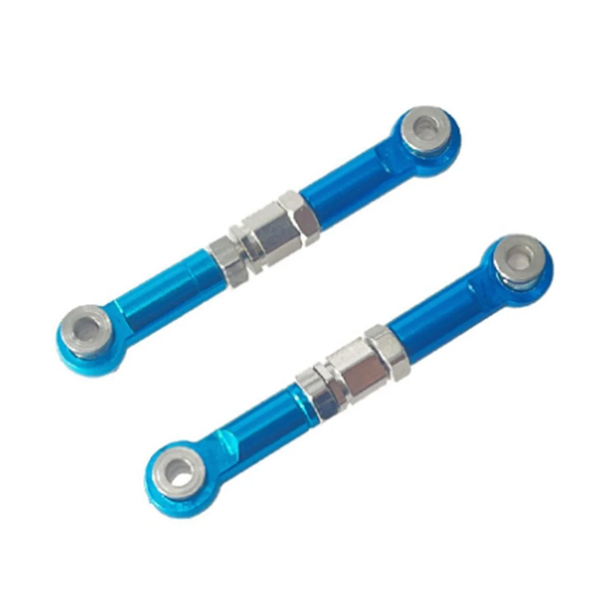 RC Car Metal Upgrade Accessories Steering Rod for MJX Hyper Go 1/14 14209 14210 H14BM RC Car Upgrade Parts(Blue)