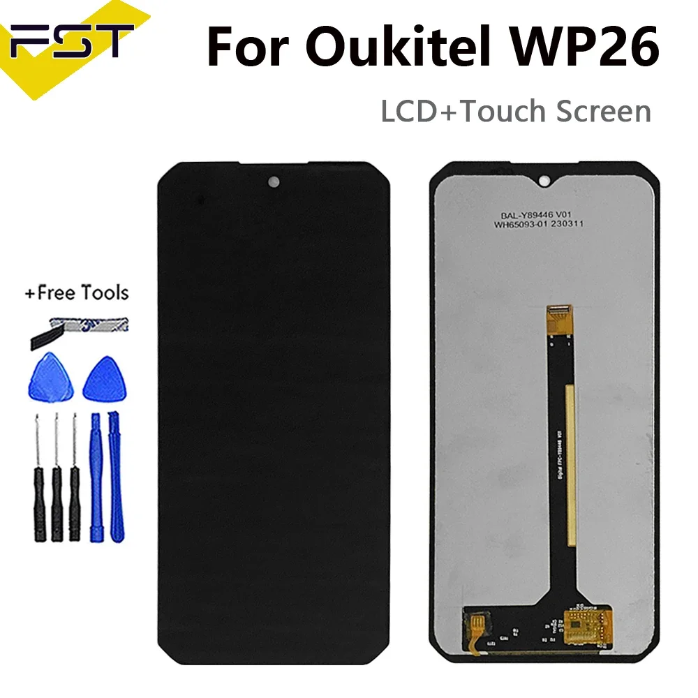 New Original For 6.58 Inches OUKITEL WP26 LCD Display Touch Screen Digitizer Assembly For OUKITEL WP26 Display LCD Spare Parts