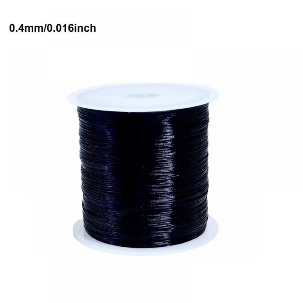 100 متر/لفة 0.3/0.4 مللي متر الأسلاك النحاسية لصنع المجوهرات قلادة سوار ذاتي الصنع DIY Colorfast الديكور سلك مجوهرات الحبل سلسلة