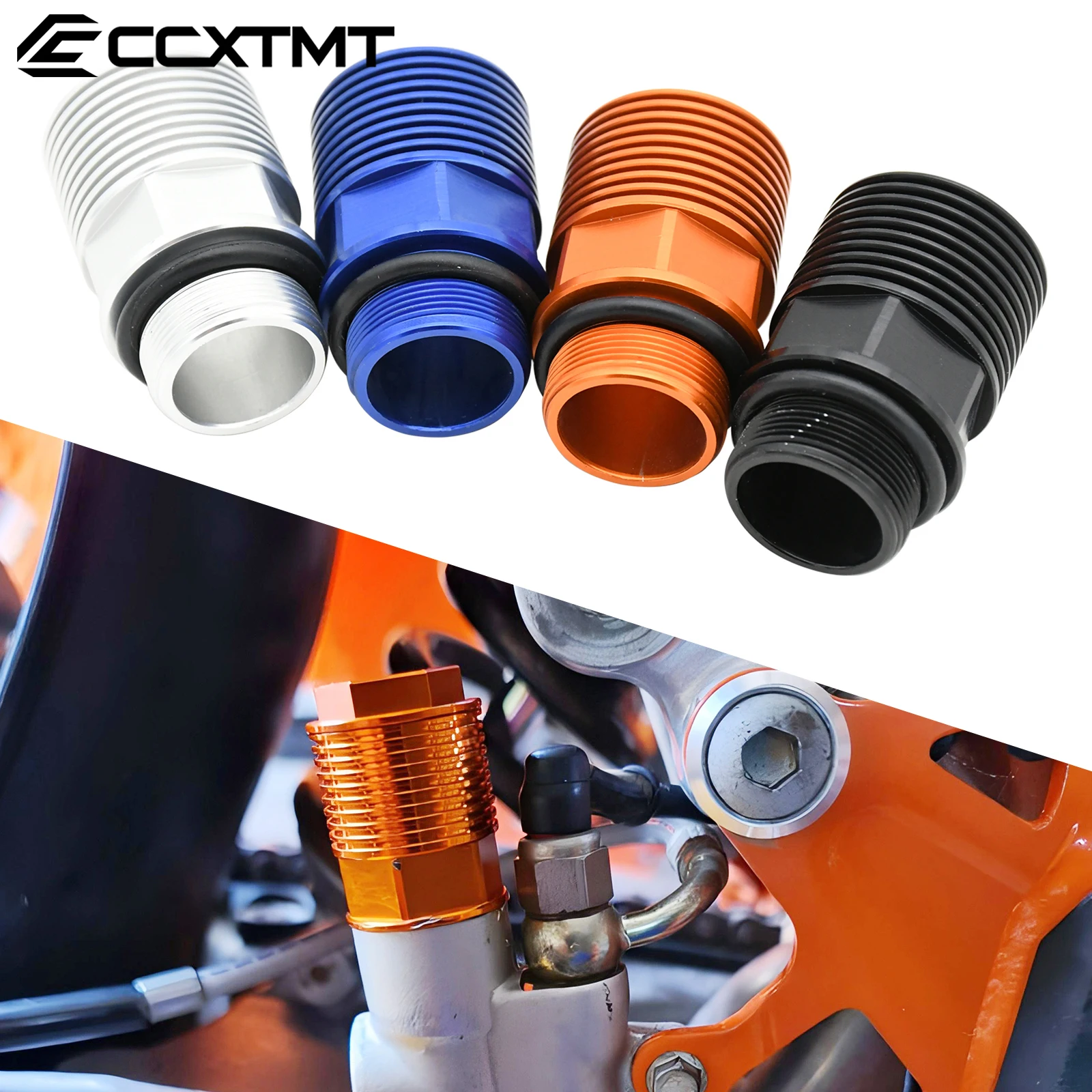 CNC Rear Brake Reservoir Extension Fluid Cylinder For Sherco SE250 SE300 SEF250 SEF300 SEF450 SEF510 For KTM SX SXF XC XCF EXC