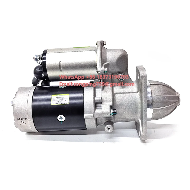 

Hot Sale Excavator Starting Starter Motor Assy Alternator 7.5KW 12T 24V CXZ28K 0-23000-7061 for 10PD1 Engine Spare Parts