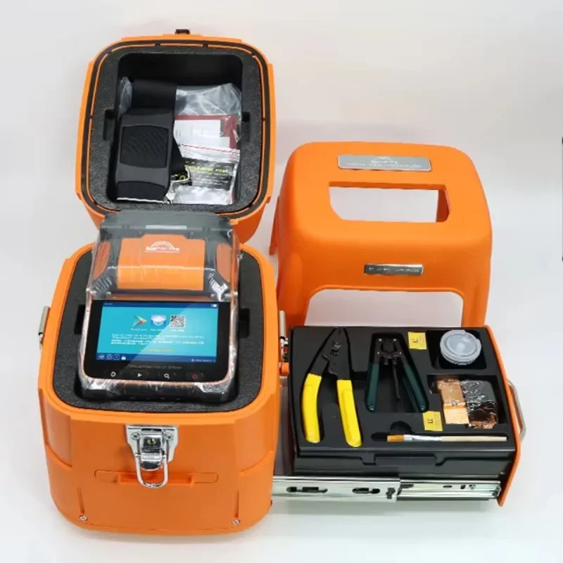 Automatic Fiber Core Alignment Fusion Splicer AI-9 6-Motor Fiber Optic Splicer for Telecommunications AI-7 AI-7C AI-8 AI-8C