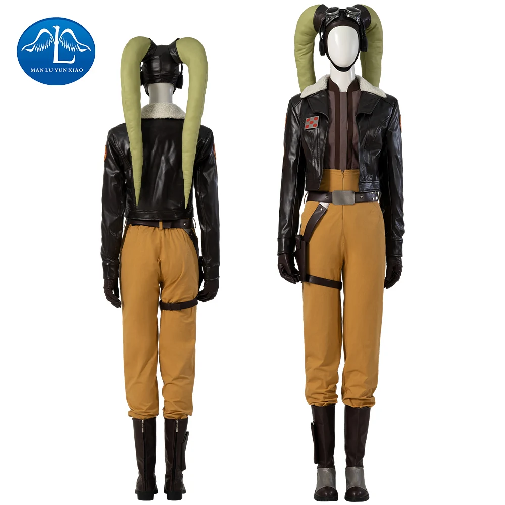 

Hera Syndulla Cosplay Customes Wars Hera Cosplay Jacket Pants Halloween Party Sets for Women