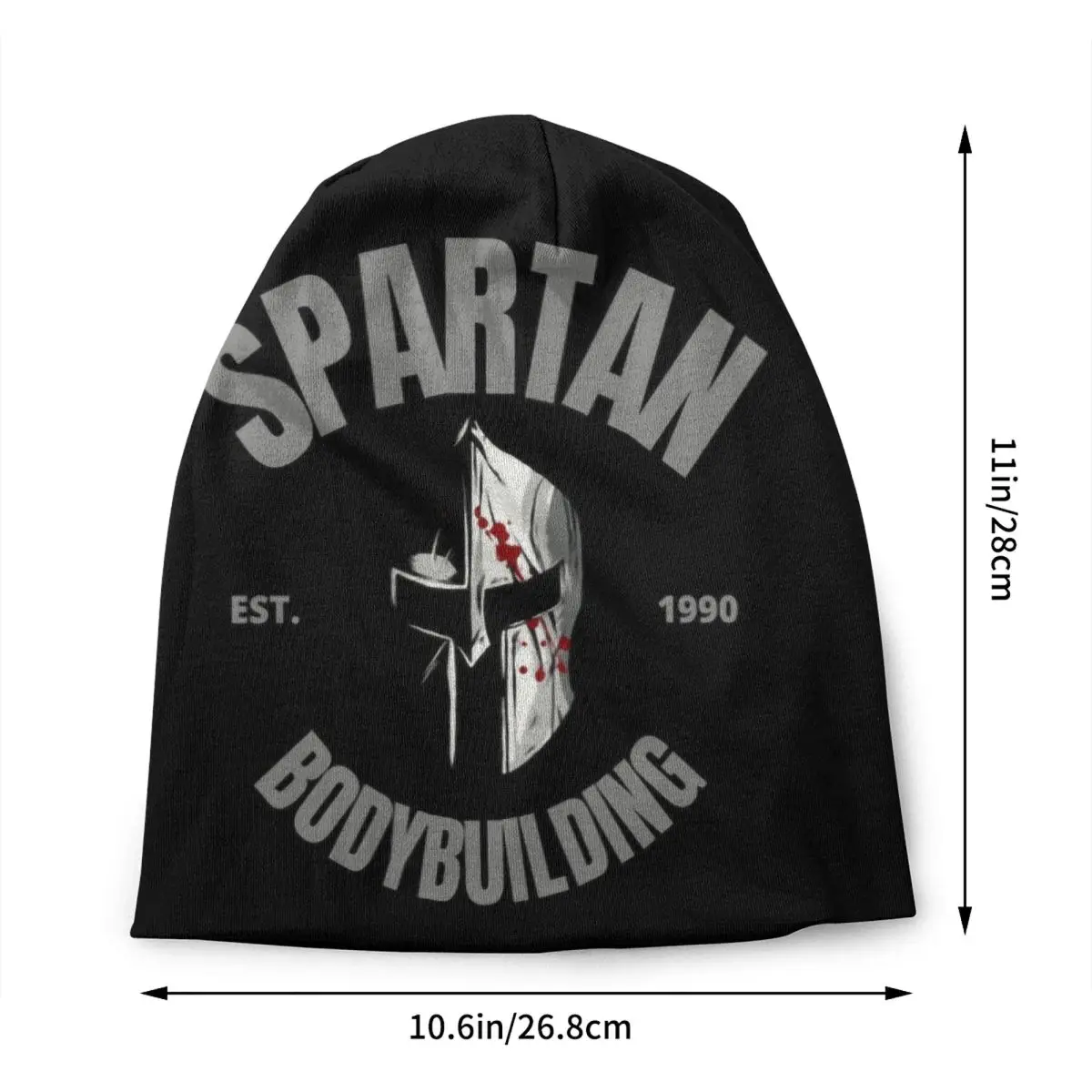 Spartan Bodybuilding Gym Fitness Weight Training Bonnet Hat Knitted Hats Fashion Sparta Warrio Winter Warm Skullies Beanies Caps