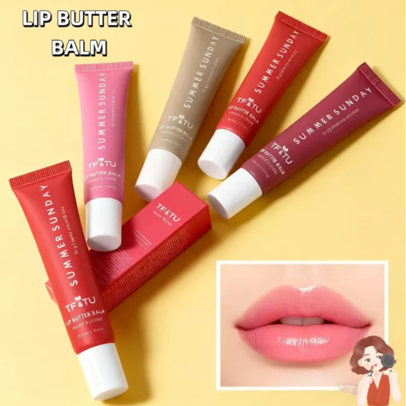 브랜드 여름 모이스춰 라이징 립 밤 천연 식물 오래 지속되는 브라이트닝 립스틱 여성용 라이트닝 립 라인 메이크업 립 케어