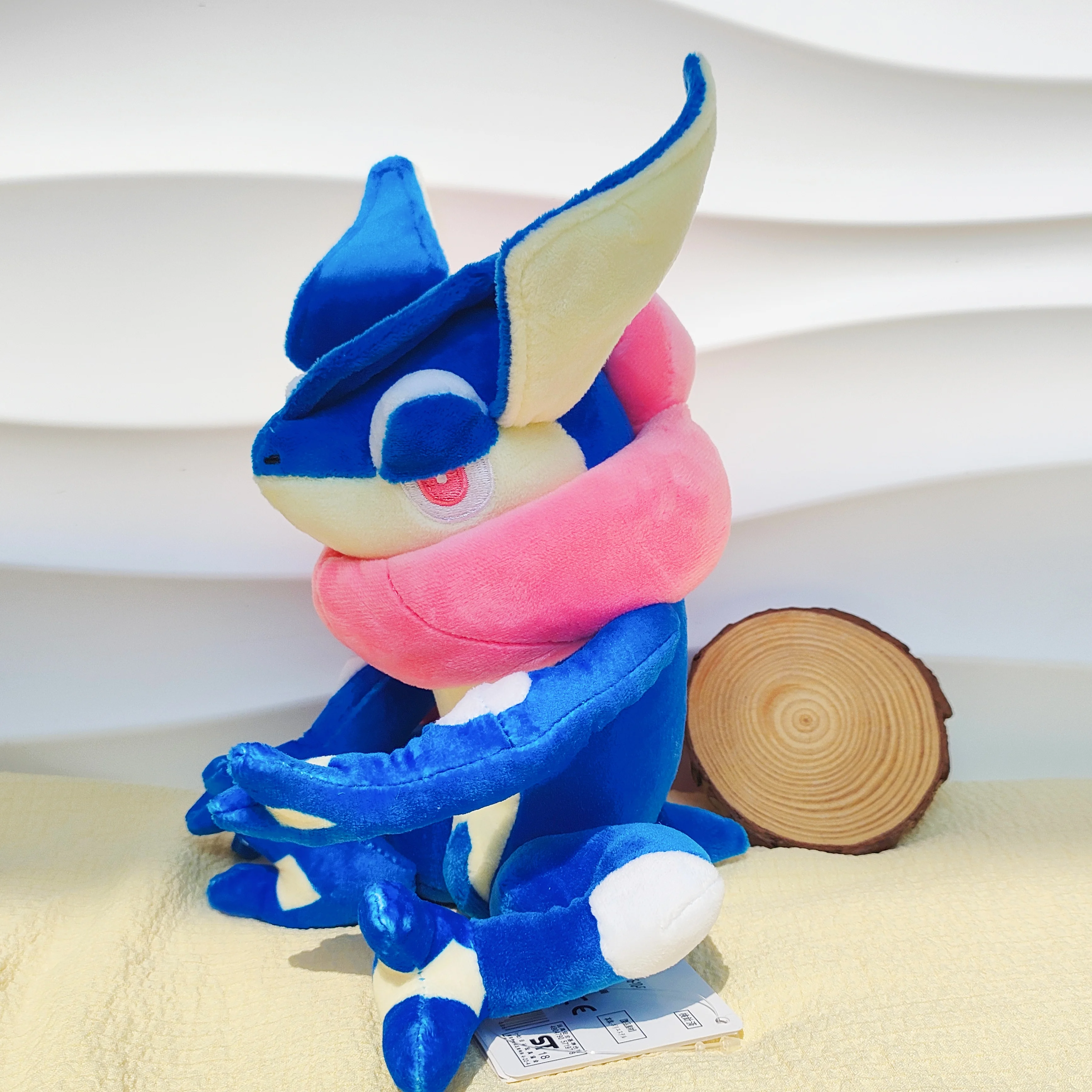 Pokémon Greninja 23cm Small Sitting Plush Doll New Froakie Evolution Stuffed Toy Decorative Collectible Fan Gift