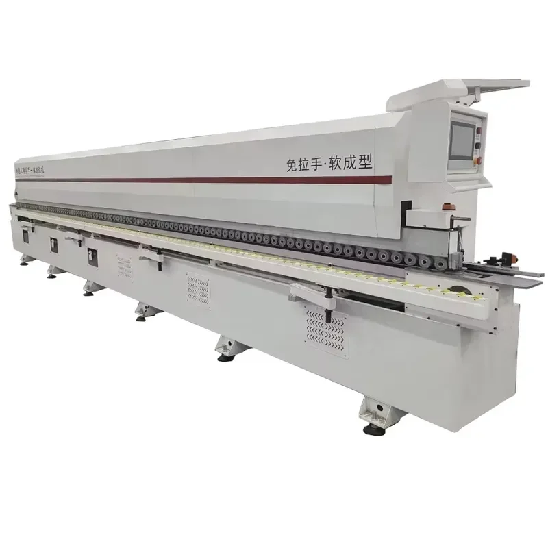 2026CE Automatic Pre Milling J/C Type Edge Banding Machine L j Handle Wood Doors Soft Forming Plywood Pvc Acrylic J U Type