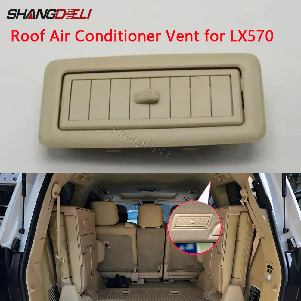 

Вентиляционное отверстие для кондиционера на крыше автомобиля для Lexus LX570, подходит для Land Cruiser LC200 2008-2017