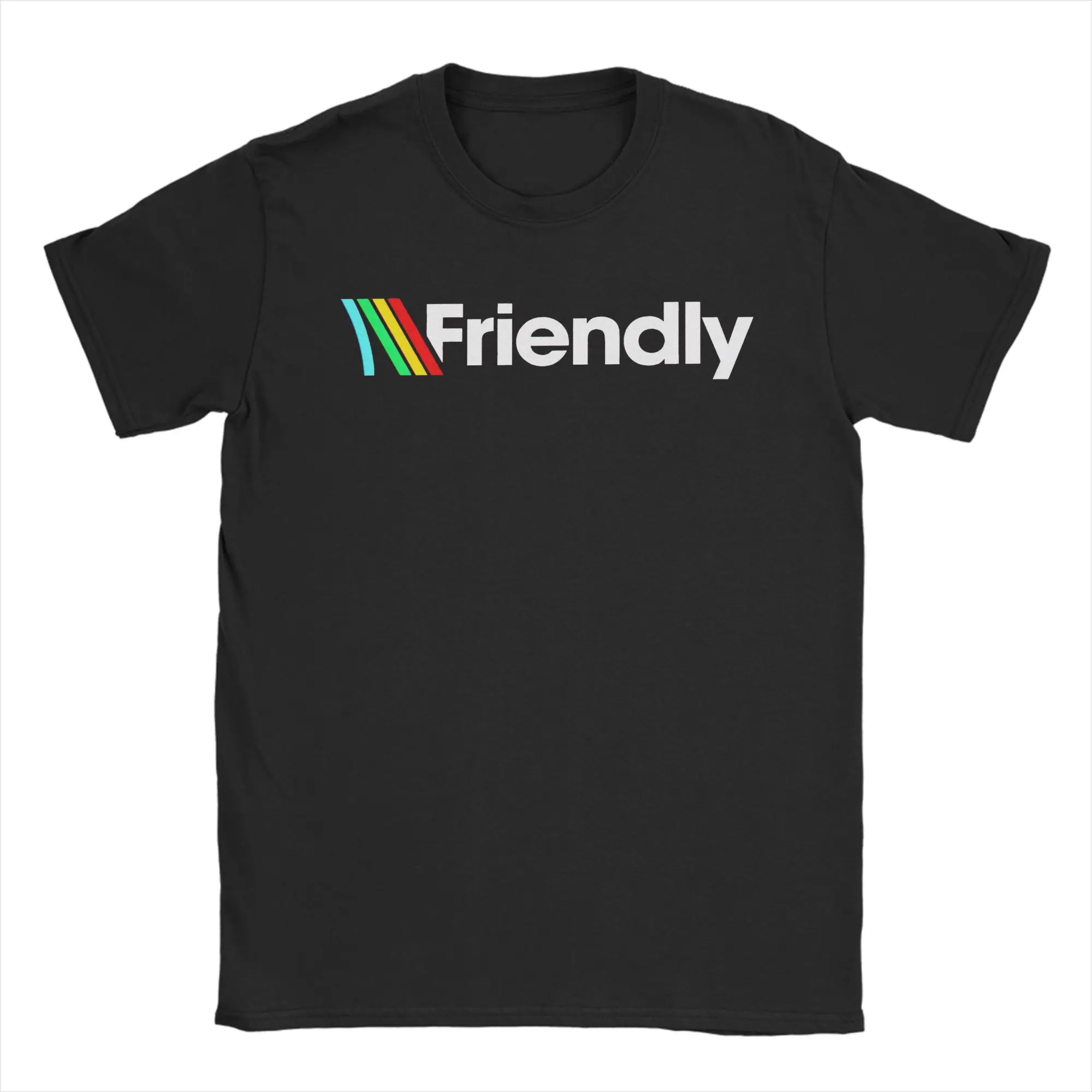 Men Arc Raiders Friendly Sci Fi T Shirt  Pure Cotton Clothing Crazy Short Sleeve Crew Neck Tees Summer T-Shirts
