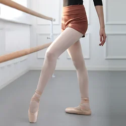 Pantaloncini per maglieria a vita alta autunno e inverno pantaloni da allenamento per danza abiti da allenamento per balletto a tre pantaloni da donna per adulti