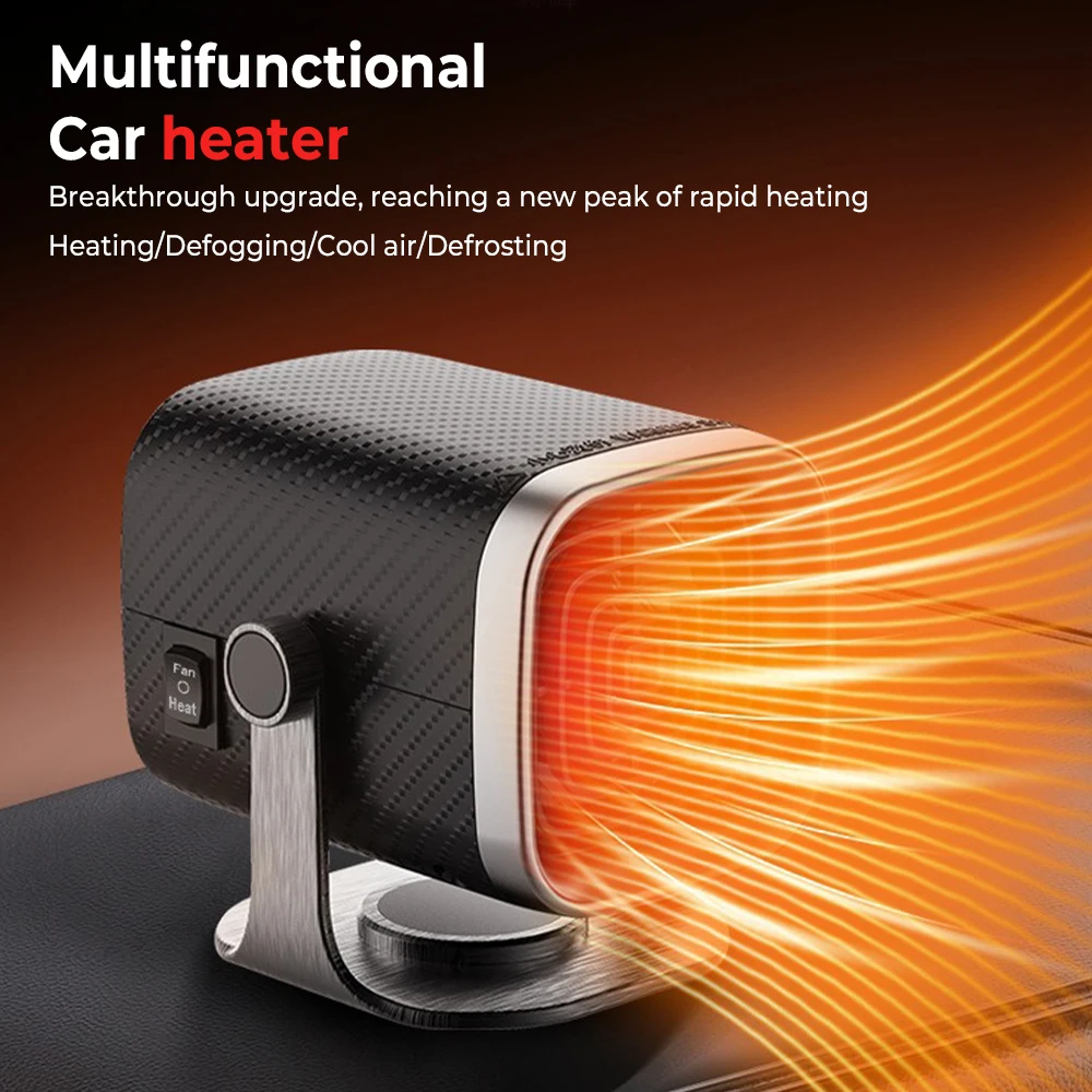 

120W Car Heater 12V/24V Electric Cooling Heating Fan Electric Heater Fan Windshield Defogging Demister Defroster Car supplies