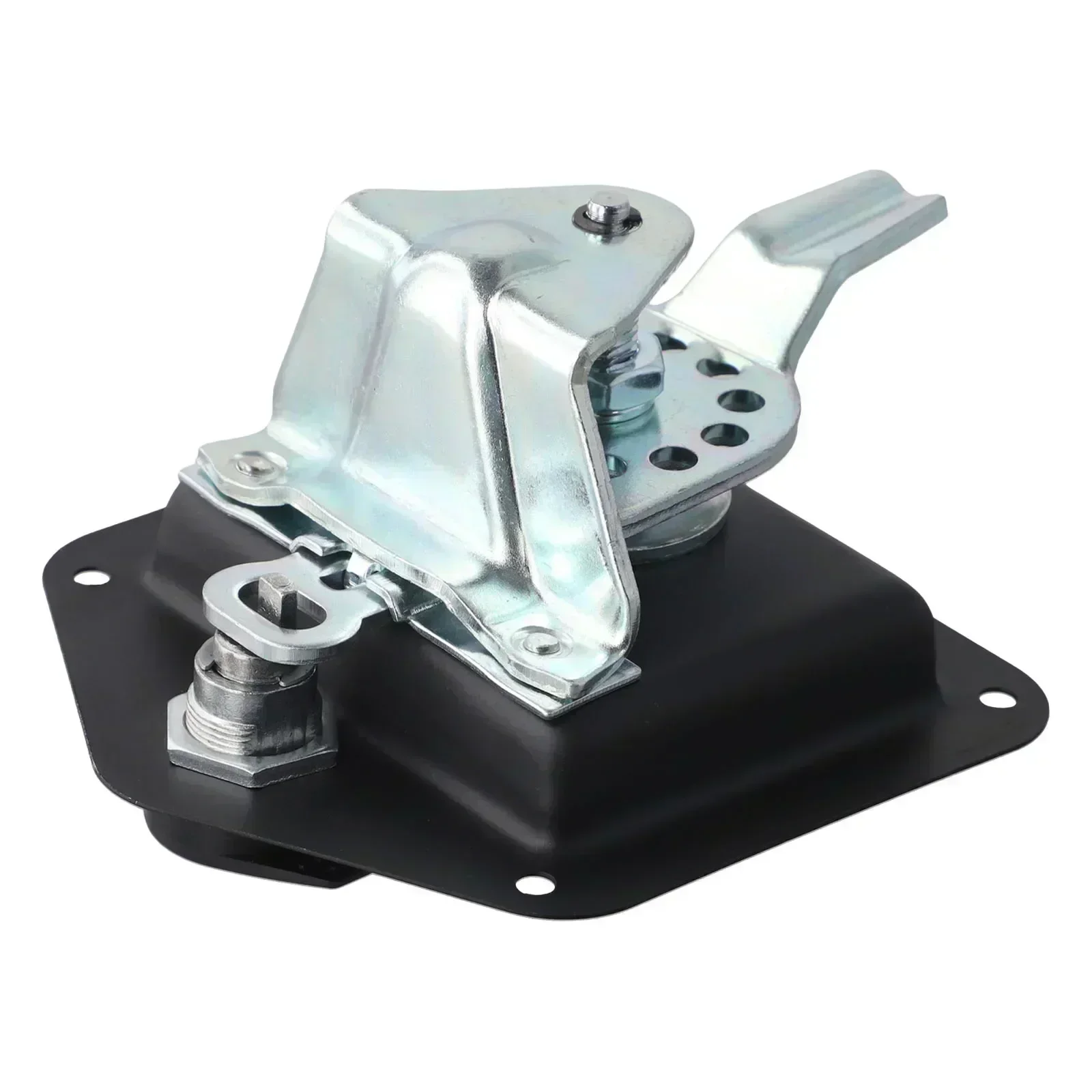 

Folding T-handle Lock Padlock Silver Truck Trailer Door Lock Portable Design User Convenience Adaptable Design