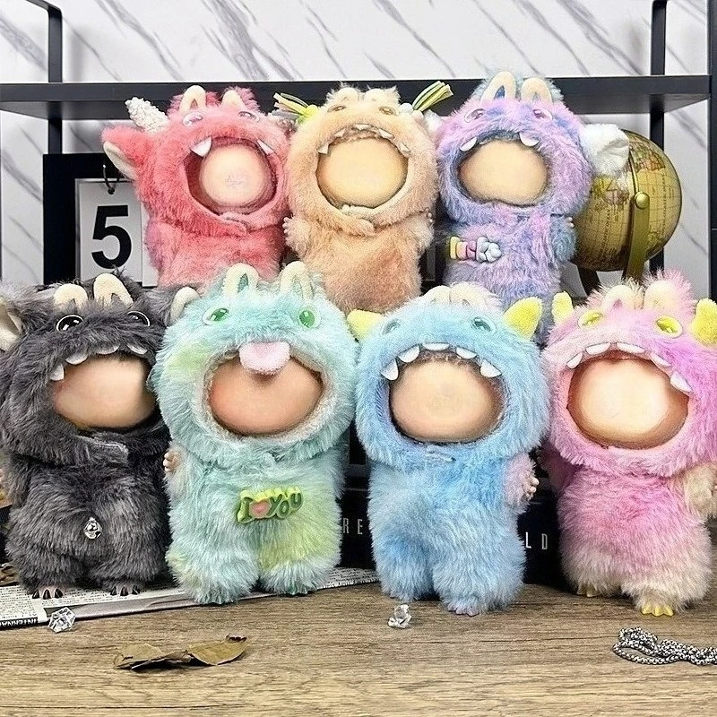 For Labubu Doll Clothing Set Hat（NO Doll）17cm Clothes Shoes Doll DIY Accessories Training Sitting Party Games Toys Gifts