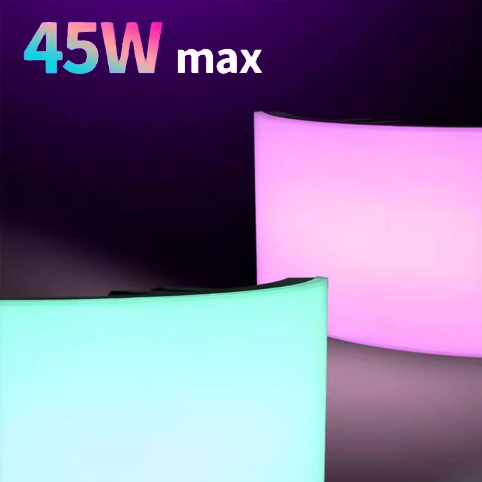 LS VELALITE W40X W4OC Bi-color Full color Wide Angle 190° Arc Lamp 45W max Power 2700-10000K Professional Portable Fill Light