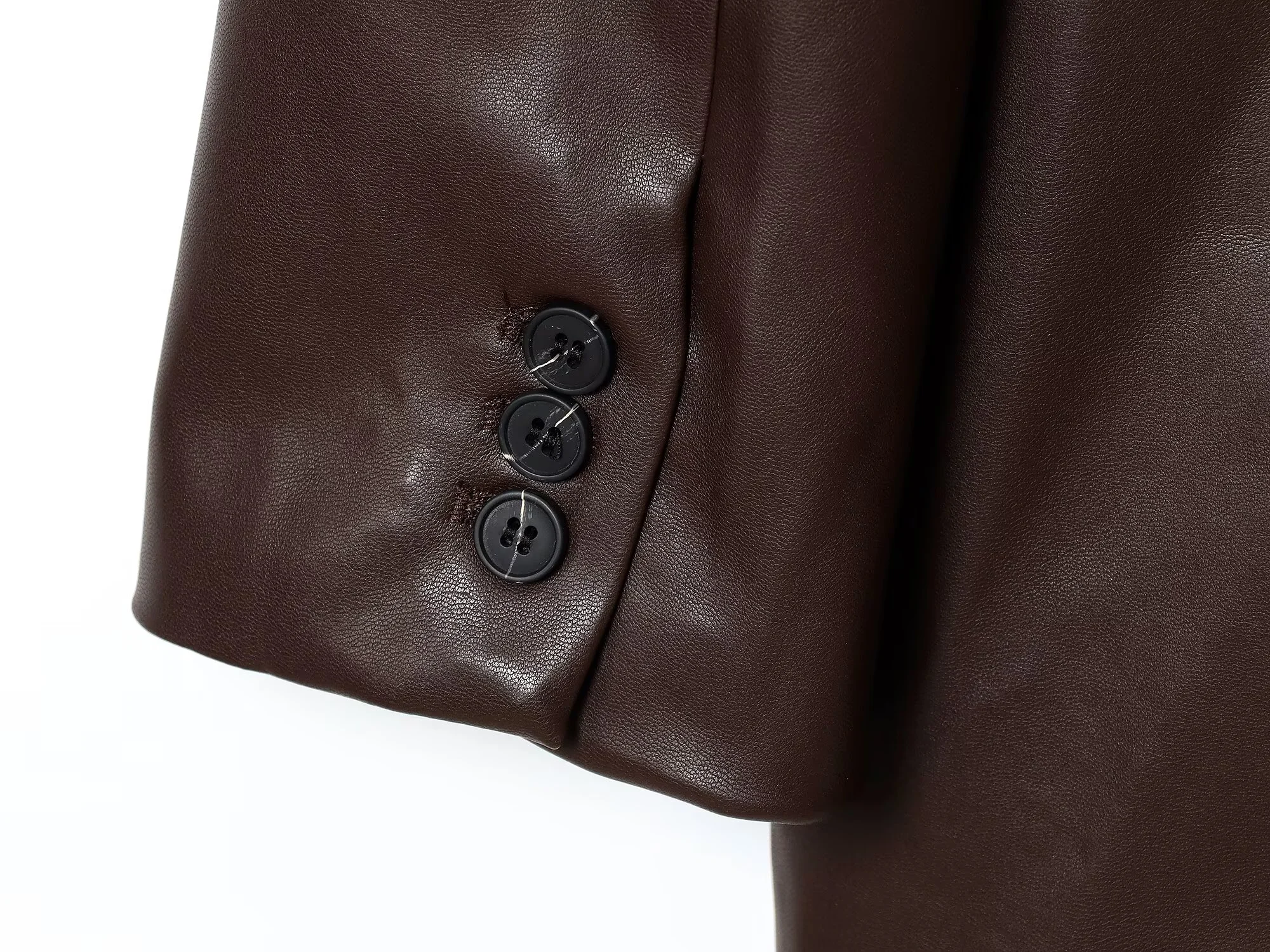 Veste de costume en simili cuir pour femme, rétro, décontractée, mode, tempérament, simple, droite, nouvelle collection automne