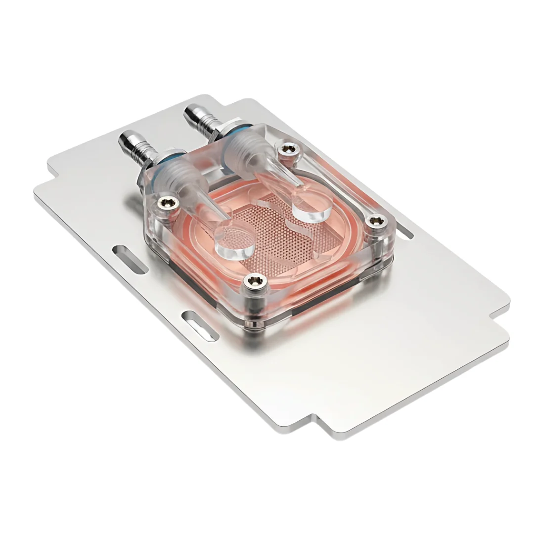 Cooler Cooling Block Purple Copper Water-cooled GPU Heat Dissipation Plate Tower Head for Nvidia Tesla V100 PG199 A100-SXM2 300W