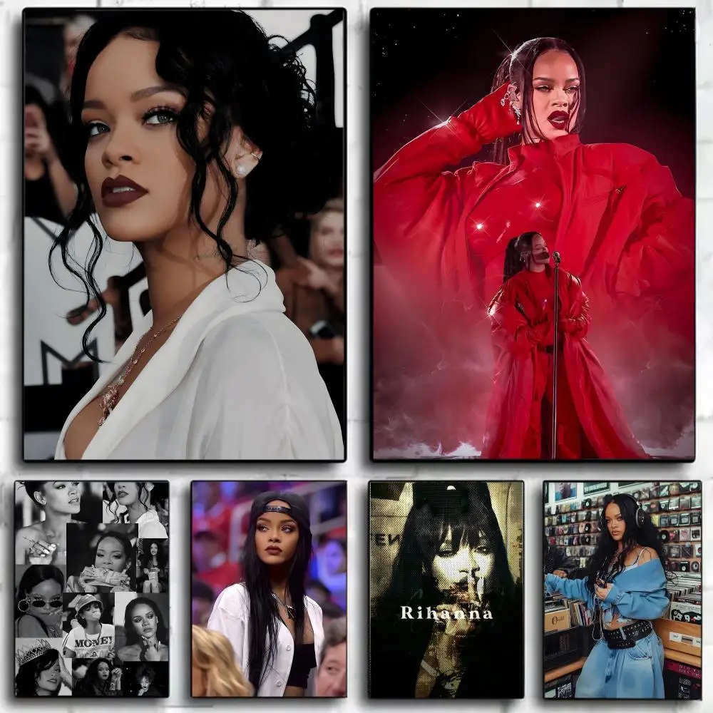 Singer R-Rihanna Poster Wall Art Print Poster Decorative Mural Home Decor Gift Unframed