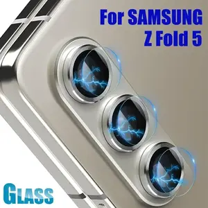 Bilashmart SamsungGalaxy Z Fold5 Camera Lens Protector 9H Hardness Tempered GlassCamera Cover Protective Films Galaxy ZFold 5