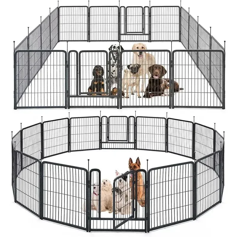 

Модульный забор для домашних животных, манеж для собак Corgis, средние и маленькие собаки, свободно комбинированный корпус, приподнятый сетчатый барьер для домашнего использования