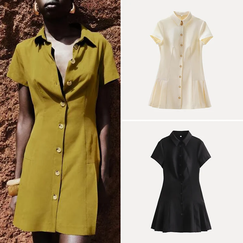 Vestido  Estilo Csa E para Mulheres Primavera 2025 Moda de Rua Fibra de Poliéster 00% Nova Chegada Marca Z