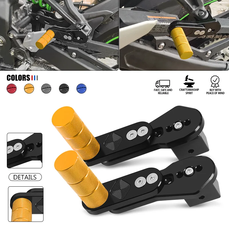 

New Multi-angle Telescopic Rear Passenger Foot Peg Adjustable Motorcycle Footrests For CB650F CBR650F 14-19 CB650R CBR650R 18-24