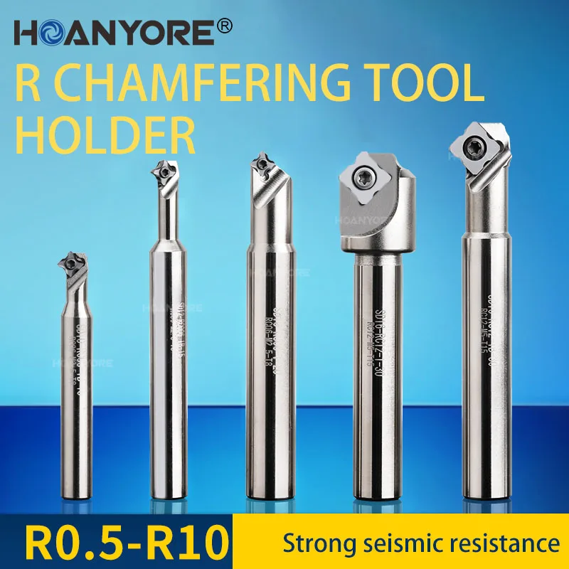 

Внутренний держатель инструмента для снятия фаски R, дуговая выпуклая фреза 455. ° Держатель инструмента для снятия фаски с положительным и отрицательным R0,5 1, 2, 3, 4, 6