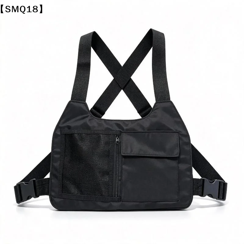 Hip-hop Streetwear Unisex Chest Rig Bag High Quality Nylon Chest Bags Multi-function  Vest Backpack【SMQ】 view 5