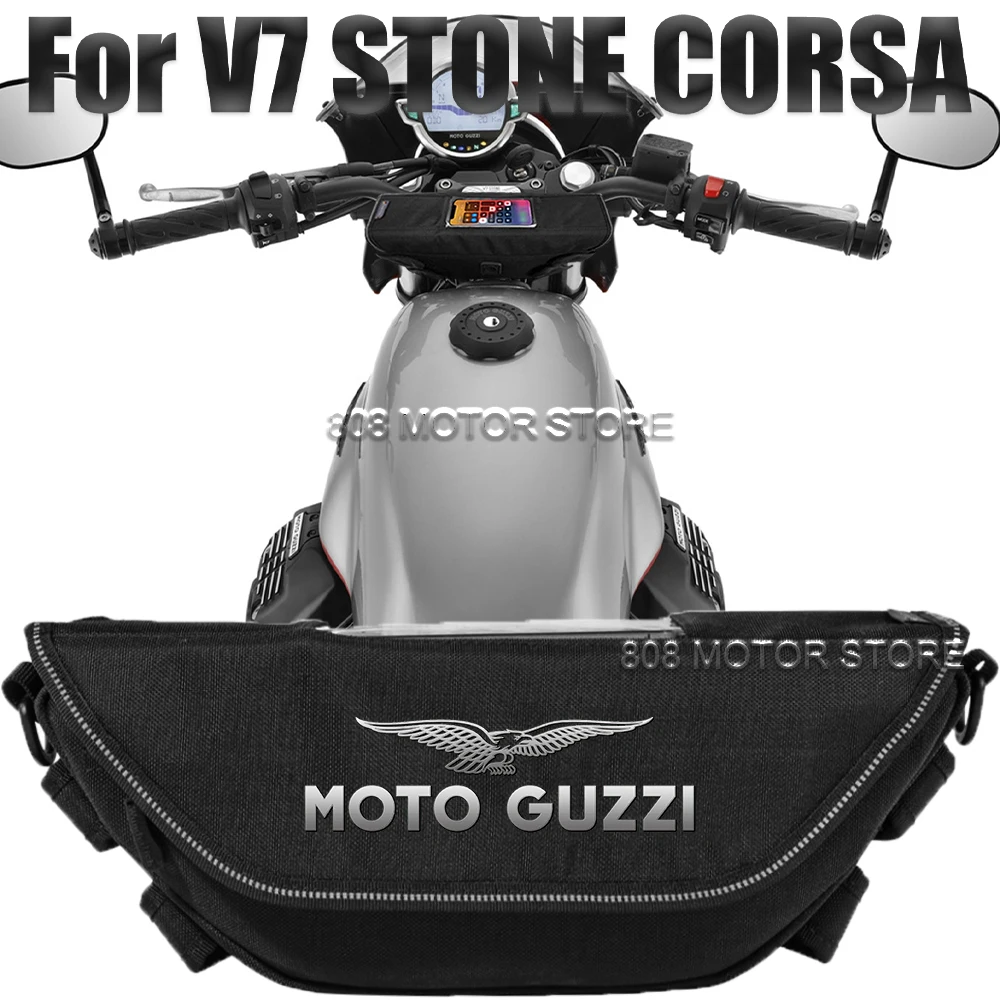 

Для Moto Guzzi v7 stone corsa Мотоциклетные аксессуары сумка для инструментов водонепроницаемая и пылезащитная Удобная дорожная сумка на руль