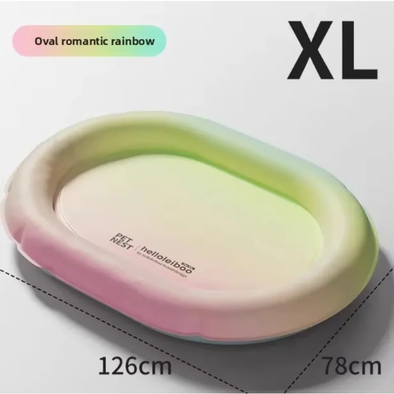 FurStarPet Ice Pad Summer Cat Dog Mat Sleeping Cooling Pad Cratch-resistant Dog House Furniture Washable Beds Mats Products Acce