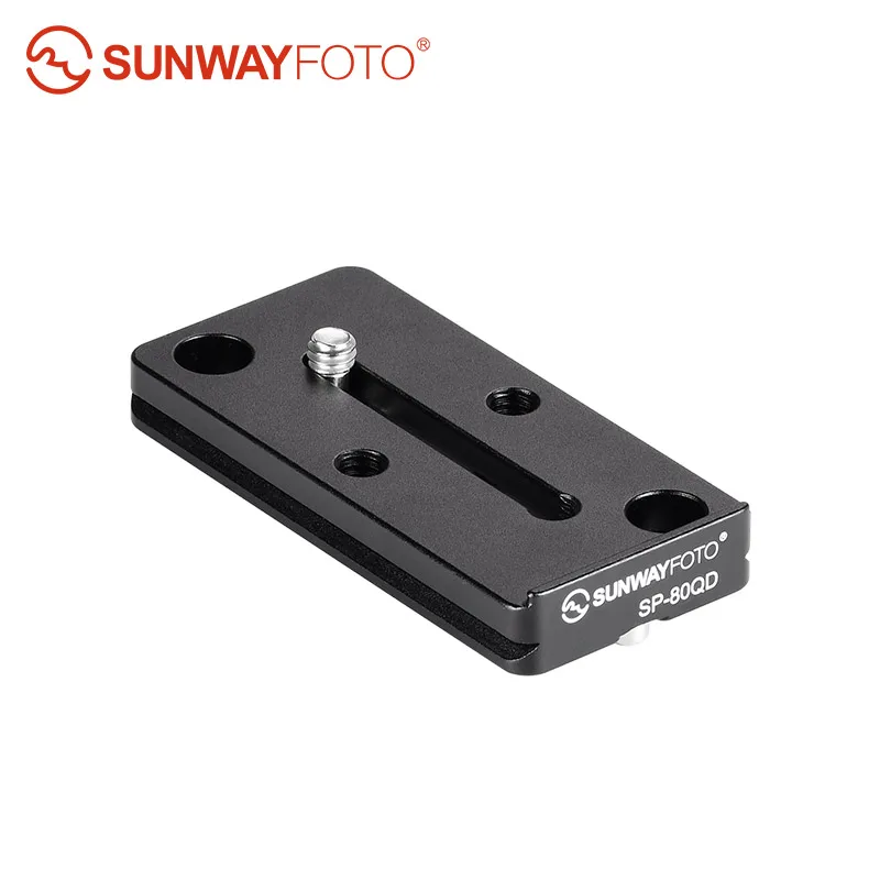 SUNWAYFOTO Arca Swiss Quick Release Plate Camera QR Plate with QD Sling Mount SP-80QD