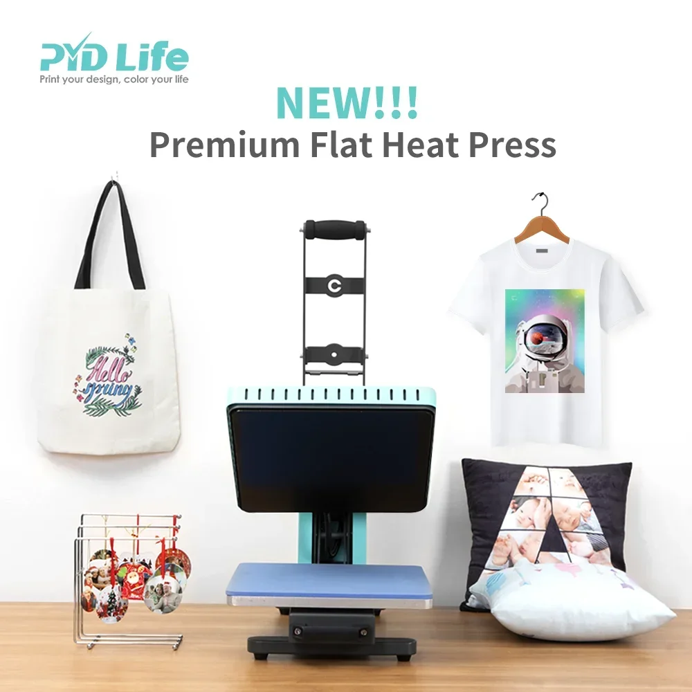 

2025/PYD Life 38x38 Green Drawer Printing Presses Large Format Tshirt Sublimation Flat Auto Heat Press Machine for T-shirt