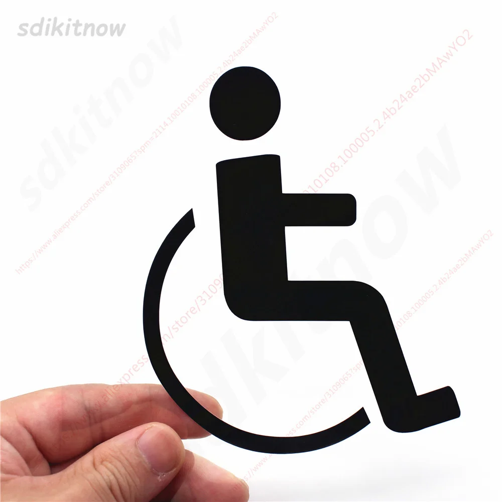 Handicaped Disabled On Board Wheelchair Sign Labels Sticker Vinly Decal Car Door Window Wall Decoration Styling Accessories