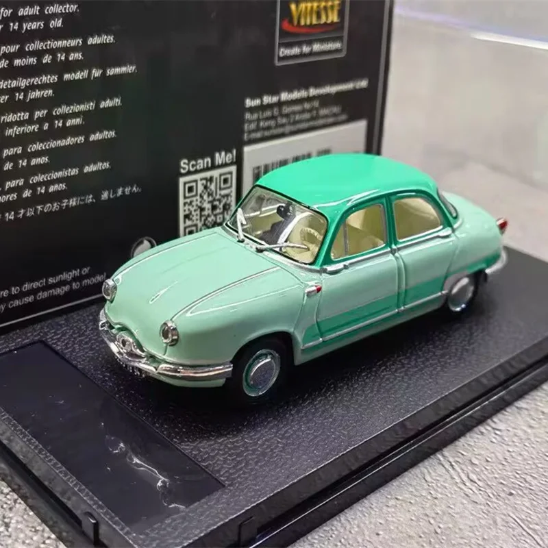 

1/43 1957 Panhard Dyna Alloy Classic Car Model Diecasts Metal Retro Old Vehicles Car Model Miniature Scale Simulation Kids Gifts