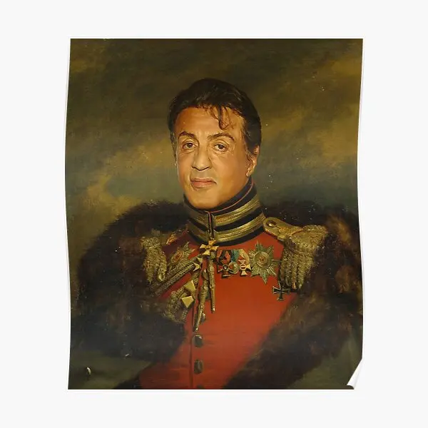 Sylvester Stallone Replaceface  Poster Room Painting Modern Decoration Mural Funny Vintage Decor Picture Print Home No Frame