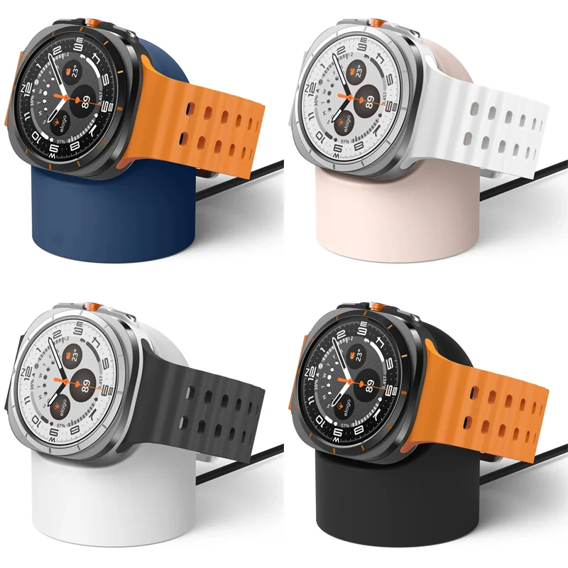

Силиконовая подставка для зарядки Samsung Galaxy Watch 7 Ultra 2025 47 мм, сиденье для зарядки Galaxy Watch 8 7 6 5 4 3 40 мм 44 мм, сиденье для хранения