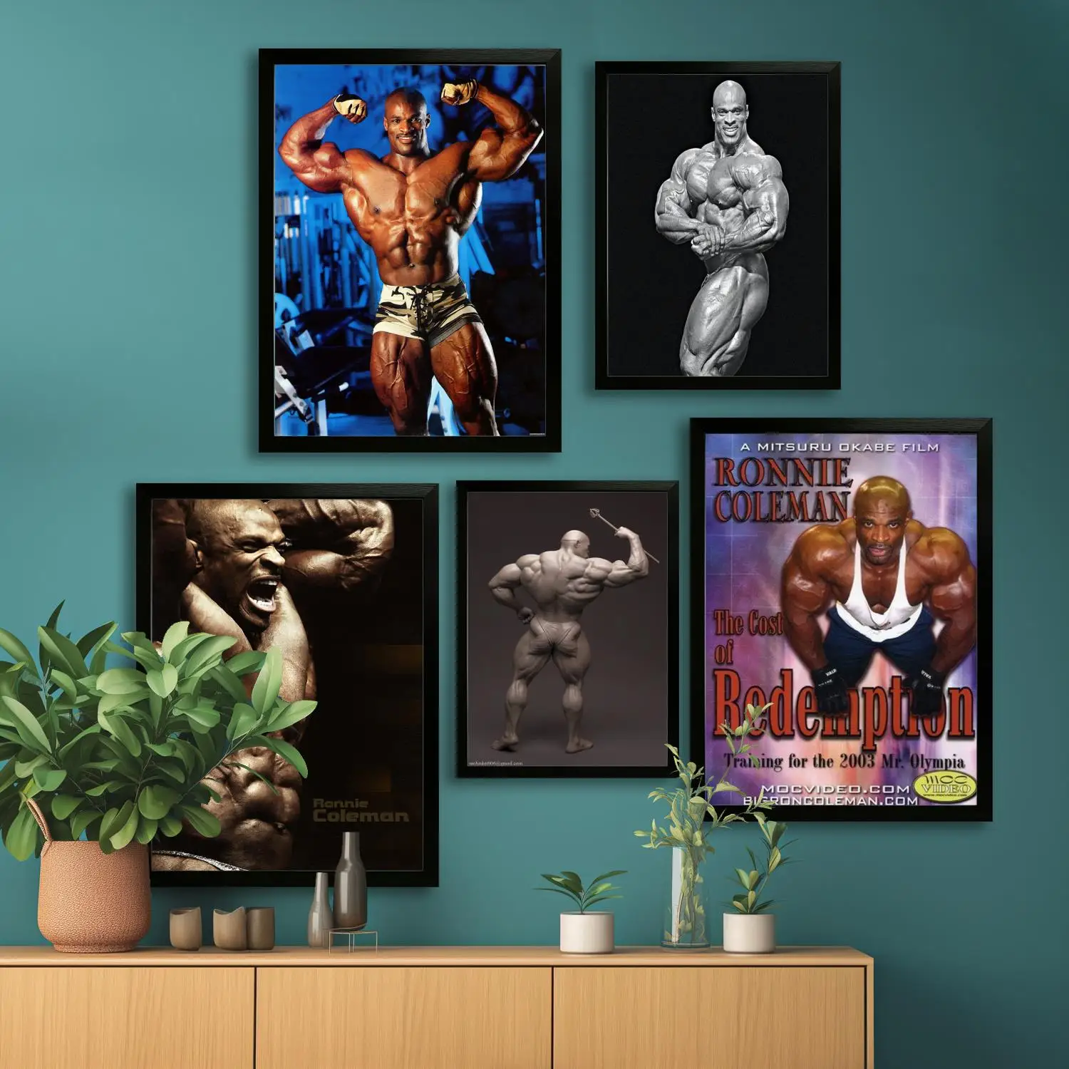 ronnie coleman Canvas Art Poster, Wall Art, Picture Print, Modern Family, Bedroom Decor, Posters,Decorative painting