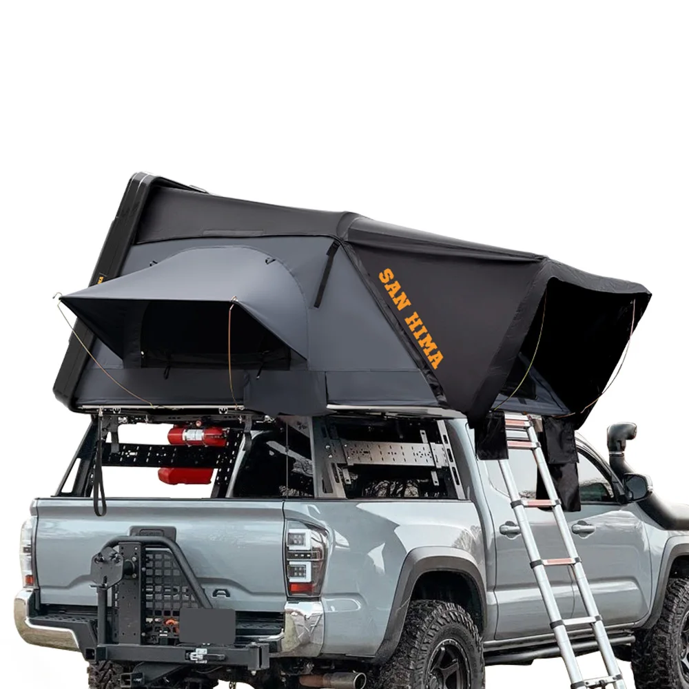

UV Resistant Waterproof 4 Person Hard Shell Roof Top Tent ABS Clamshell Hardshell Car Rooftop Tent For 4x4 Camping