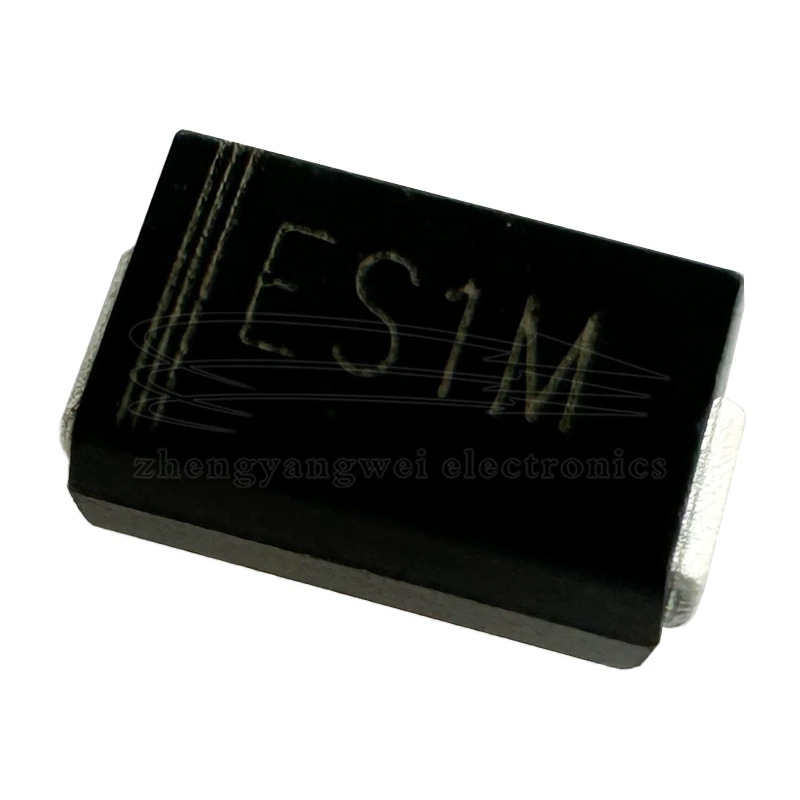ES1M SMA 50PCS DO-214AC 1A 1000V ultraschnelle Erholungsdiode