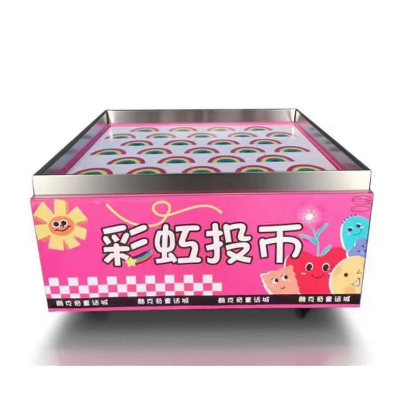Rainbow Coin Lottery Stall Game Night Market Stall Corporate Promotions Durable Plastic