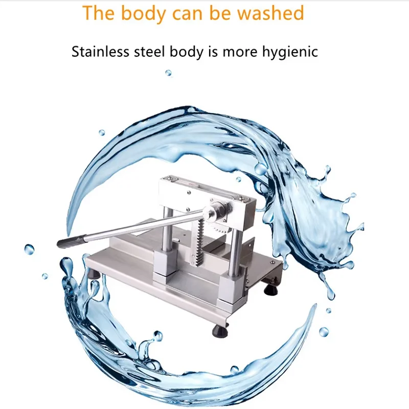 آلة قطع العظام اليدوية التجارية آلة قطع لحوم العظام من الفولاذ المقاوم للصدأ