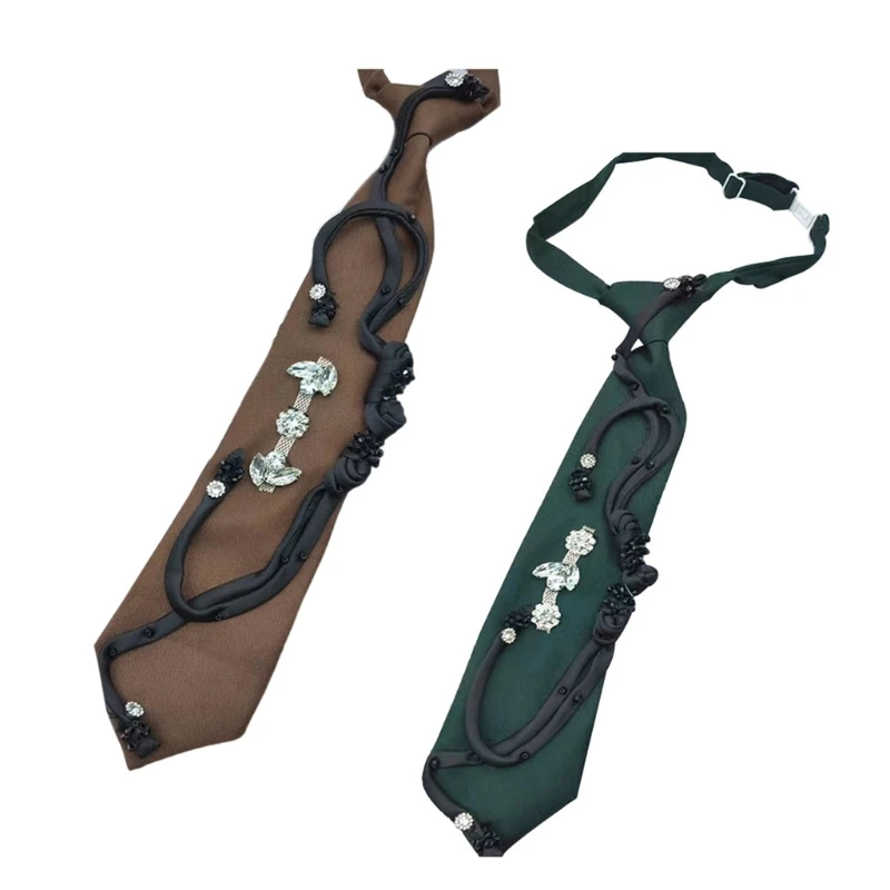 Trendy Portable Tie Minimalists Fashionable Western Tie Trend Temperament Tie Dropship