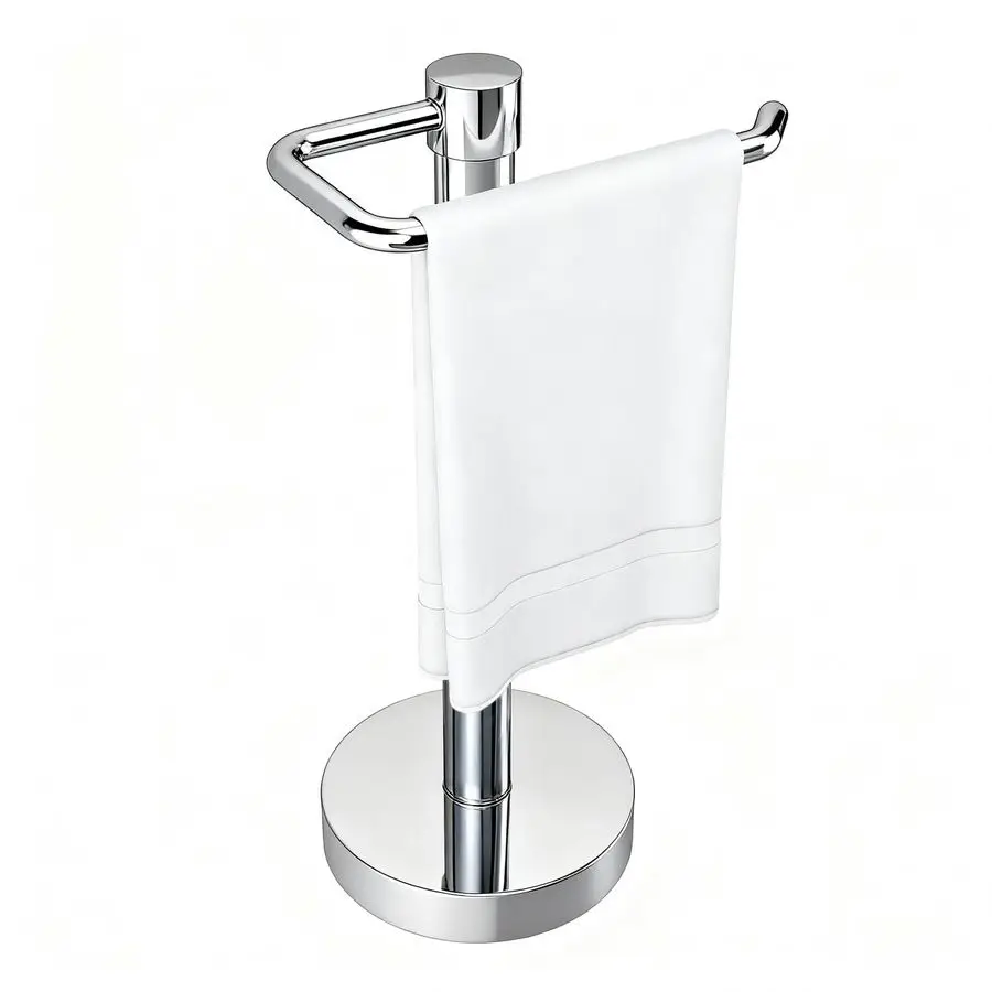 

Hand Towel Holder Stand Countertop Towel Rack Free Standing Towel Bar Hanger for Bathroom Kitchen